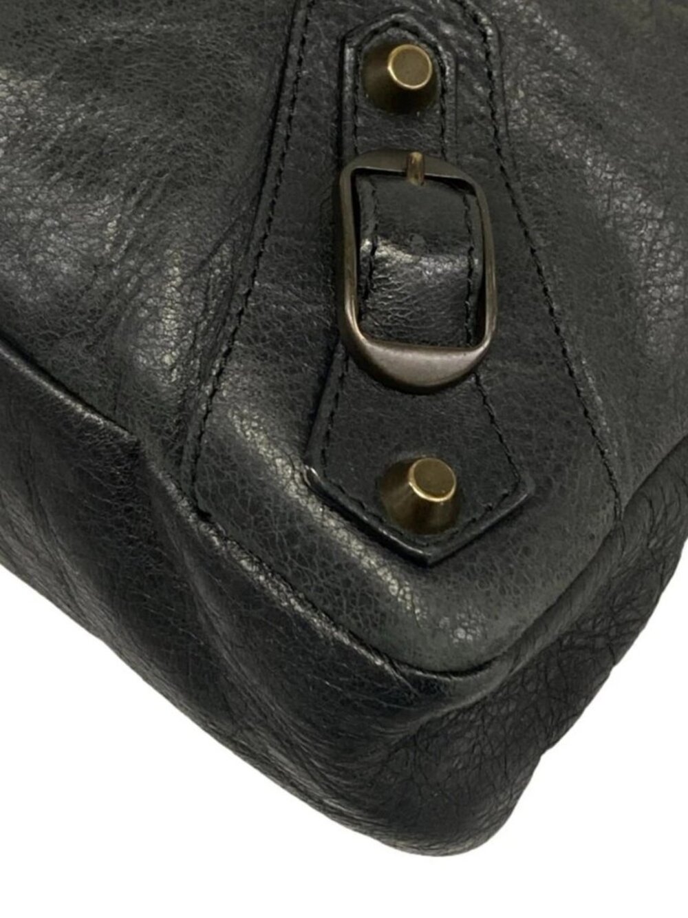 BALENCIAGA The First 103208 Black Leather Handbag - Picture 6 of 15